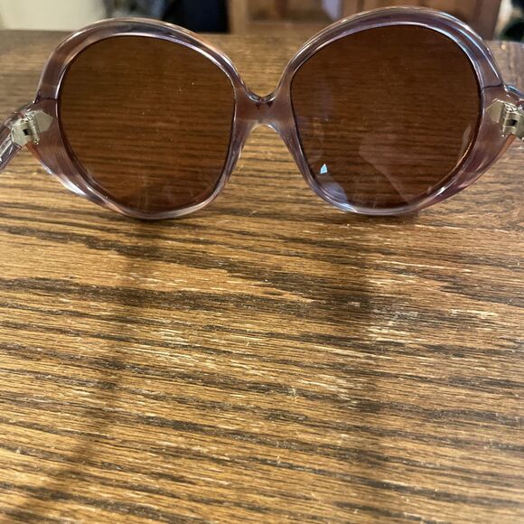 Vintage Neostyle Beauty Brown Purple Plastic Sunglasses Germany FRAMES ONLY - Picture 6 of 13